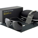 HDCRAFTER Pilot Polarized Sunglasses Men UV400