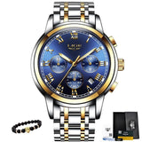 LIGE Men's Watches Military Luxury Brand