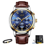 LIGE Men's Watches Military Luxury Brand