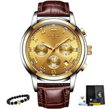 LIGE Men's Watches Military Luxury Brand