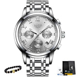 LIGE Men's Watches Military Luxury Brand
