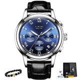 LIGE Men's Watches Military Luxury Brand