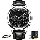 LIGE Men's Watches Military Luxury Brand