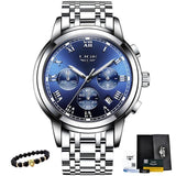 LIGE Men's Watches Military Luxury Brand