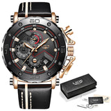 2019 LIGE New Fashion Mens Watches